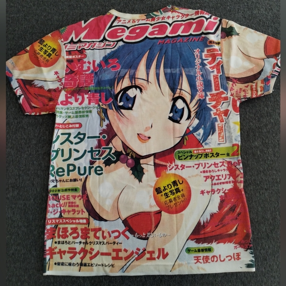 Ai Yori Aoshi Work/Eaksak Japanese Anime Kawaii 90's Christmas Shirt - Picture 7 of 7